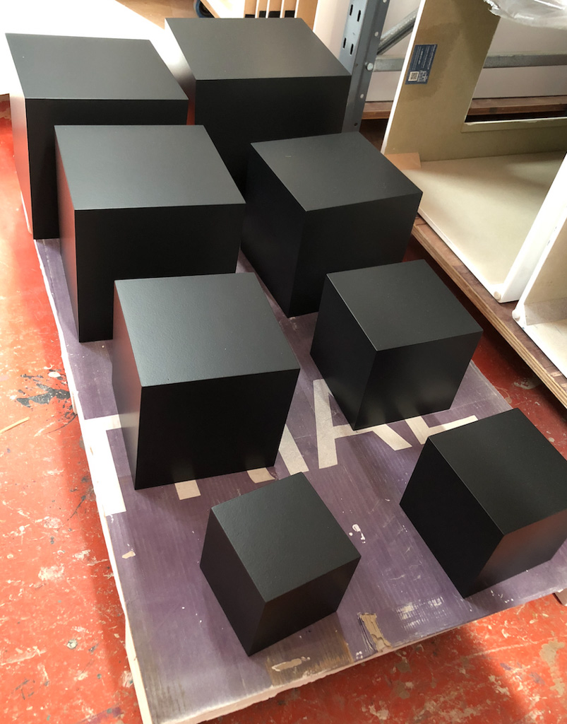 Black nesting Plinths