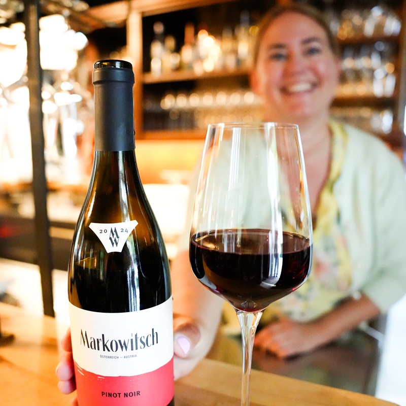 Frisch gezapftes Augustiner Bier im Bamberger Haus