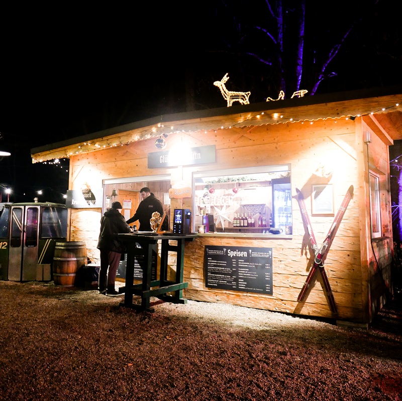 Gondel Winterbiergarten Bamberger Haus