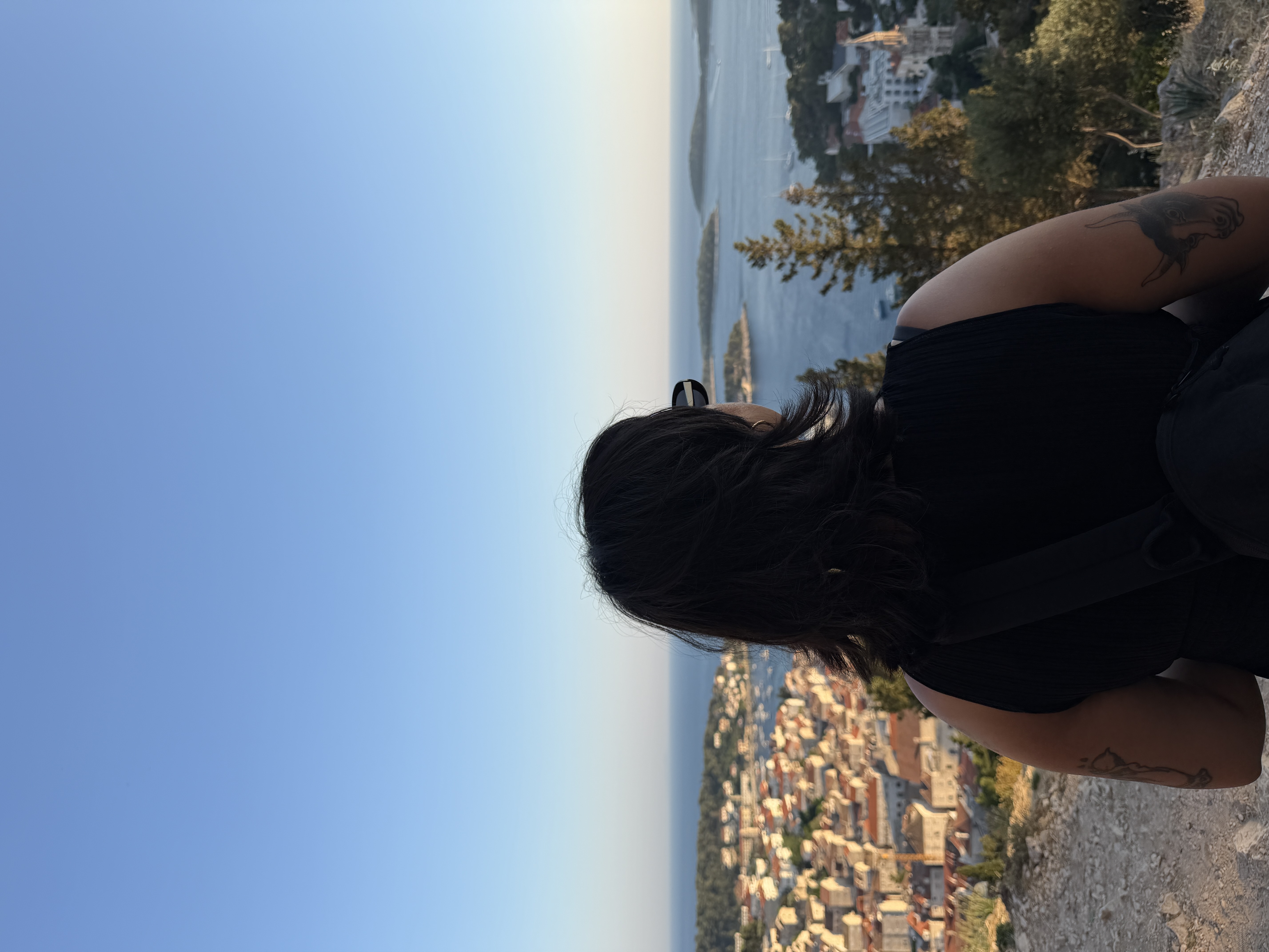 Looking out to the Adriatic sea