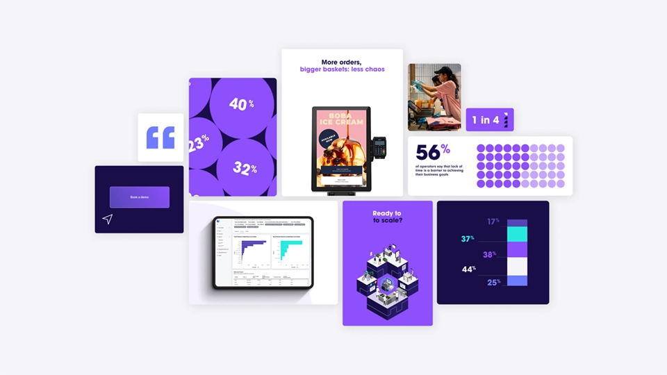 Identity components for Vita Mojo branding.