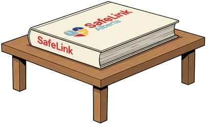 Illustration du roman numérique de SafeLink Alberta