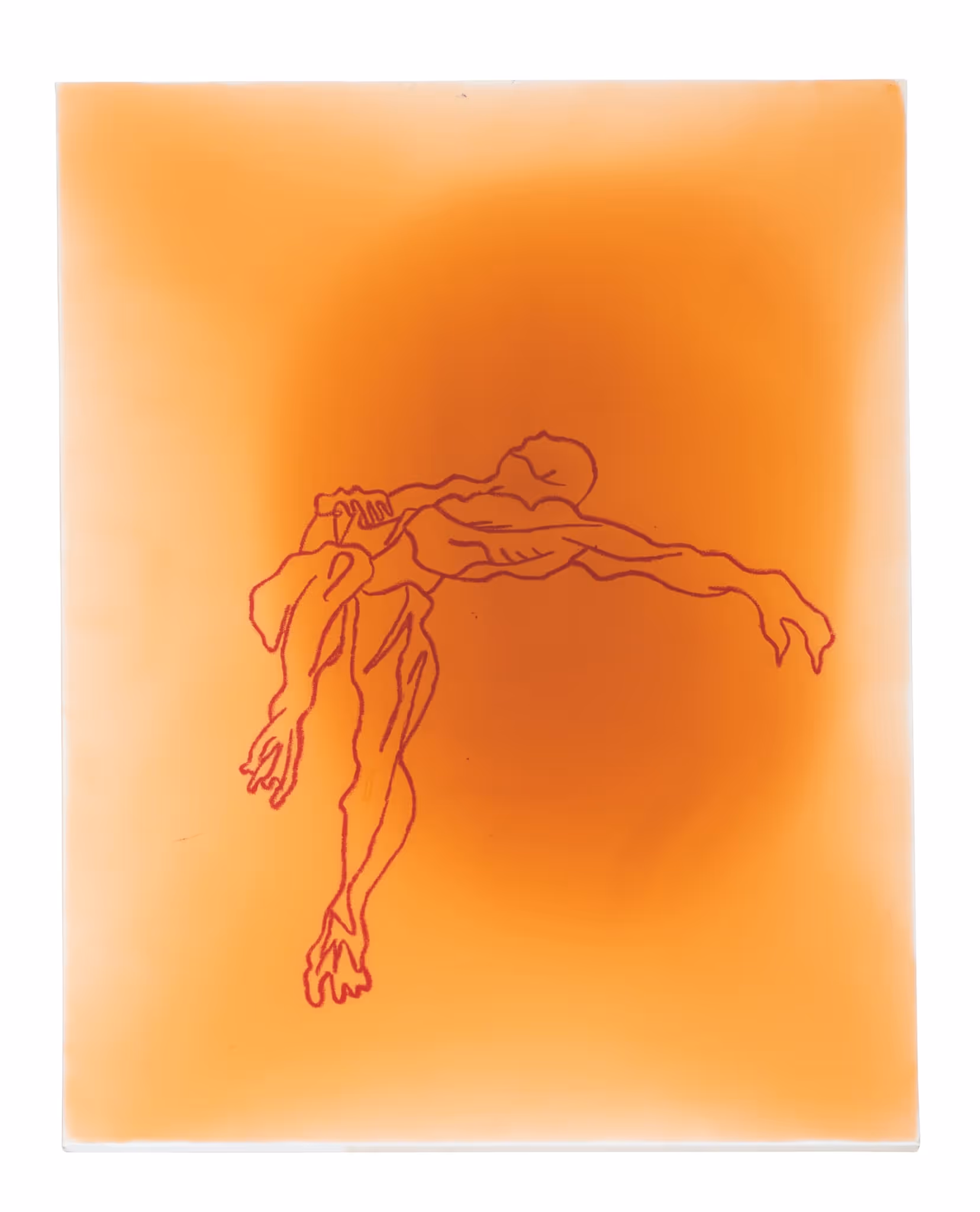 Male Nude Master Study Reclined