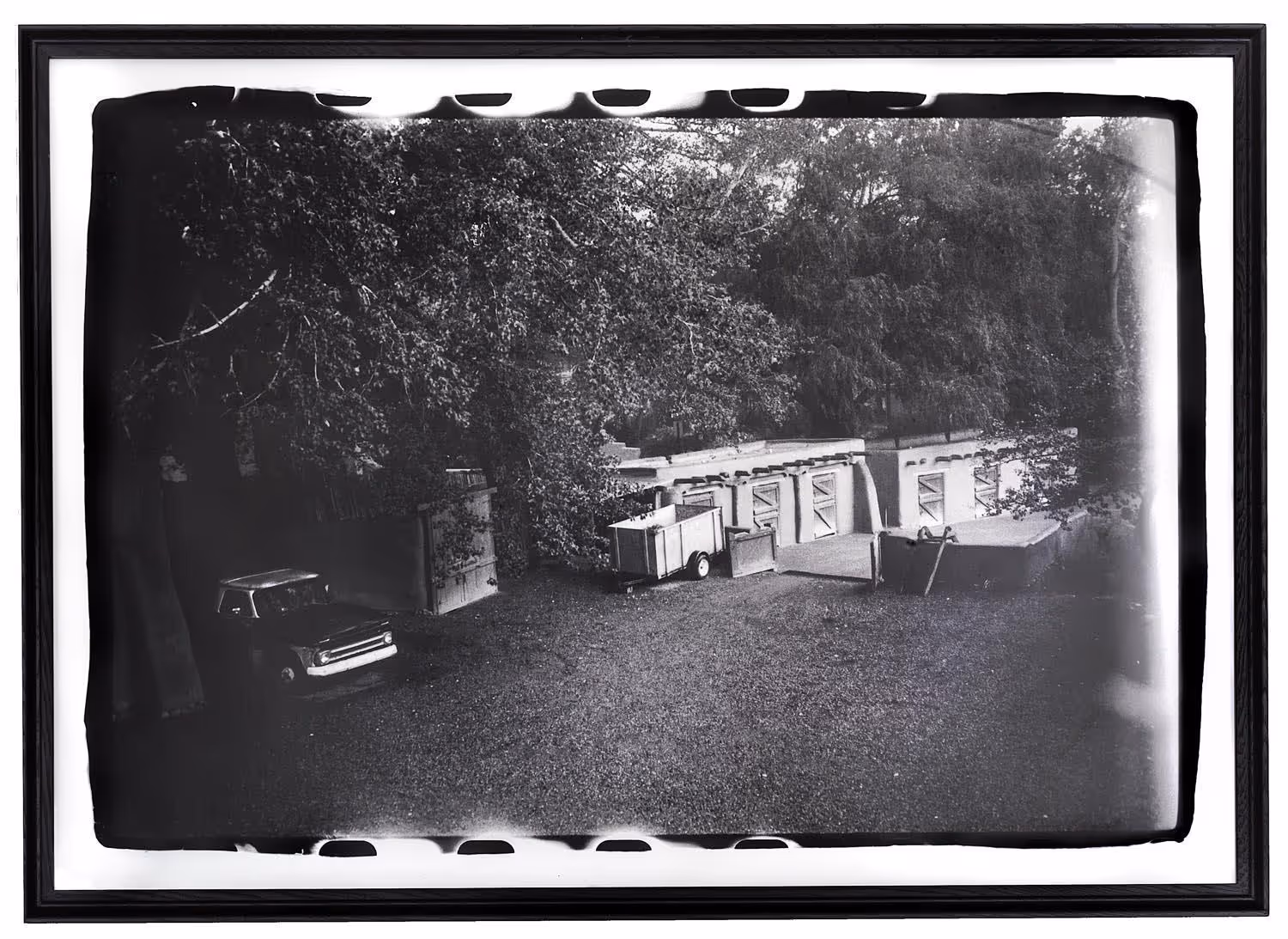 Santa Fe Courtyard and Truck