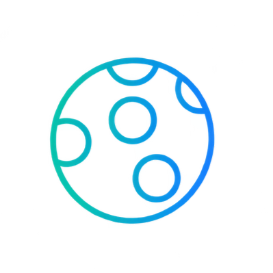 An icon for Spheroids. 