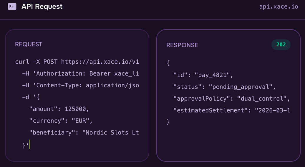 Xace API