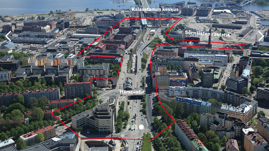 Junatie from a traffic route to an urban space