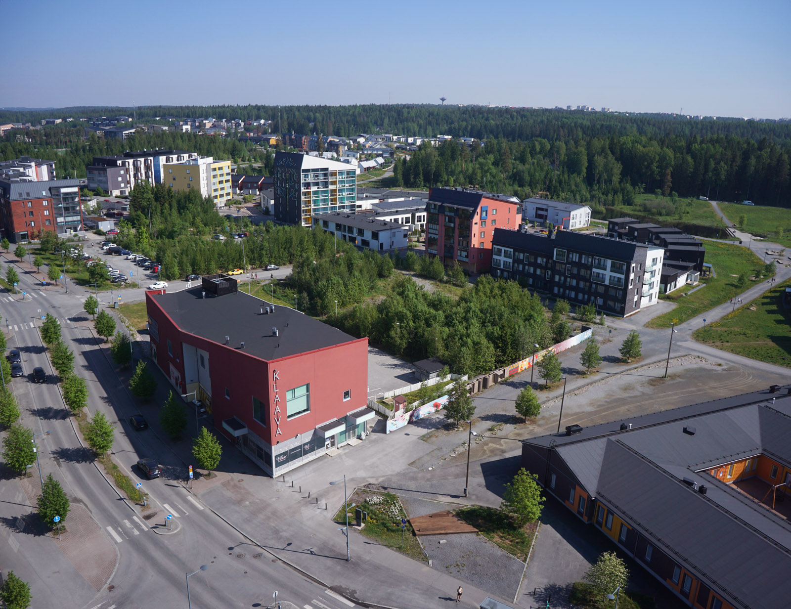 Tampereen Vuoreksen keskustakorttelit