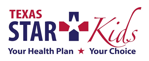 Logo for the Texas Star Kids health plan.