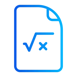 icon representing an equation file
