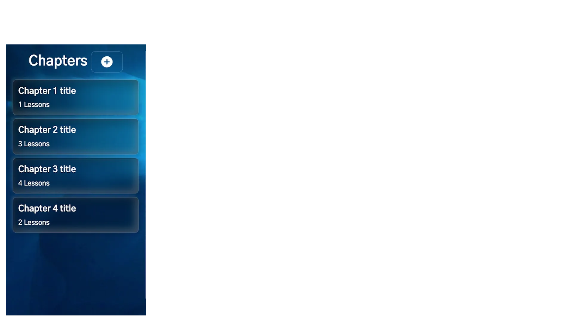 An image representing the interface for viewing chapters