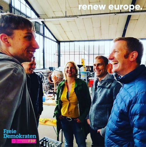 Jan Cristoph Oetjen Meeting with asylum seekers