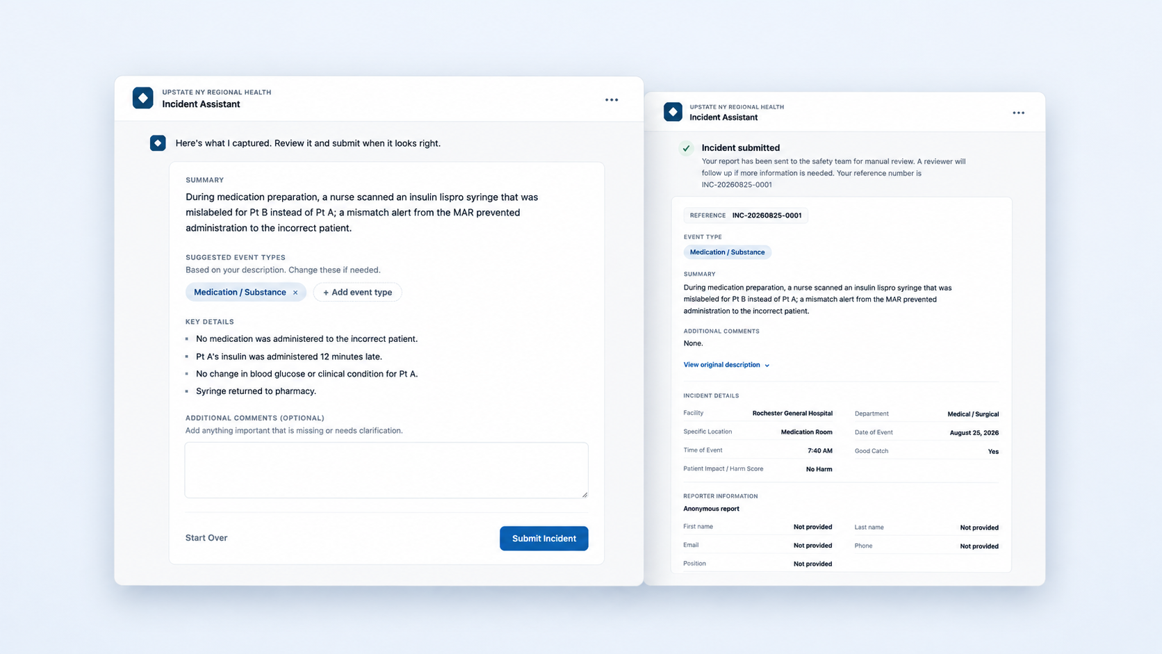 Image of 2 checkout screens, 1 without service added and 1 with service added