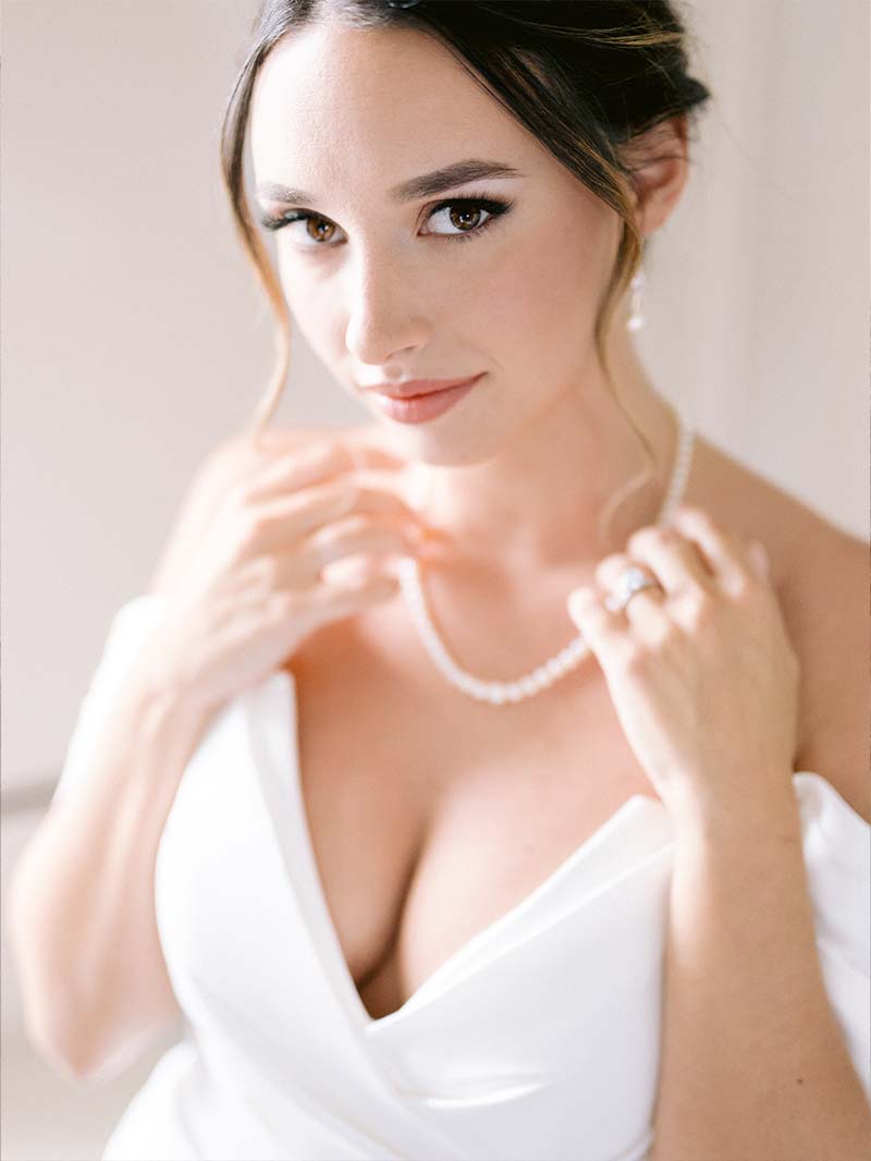 Soft bridal portrait