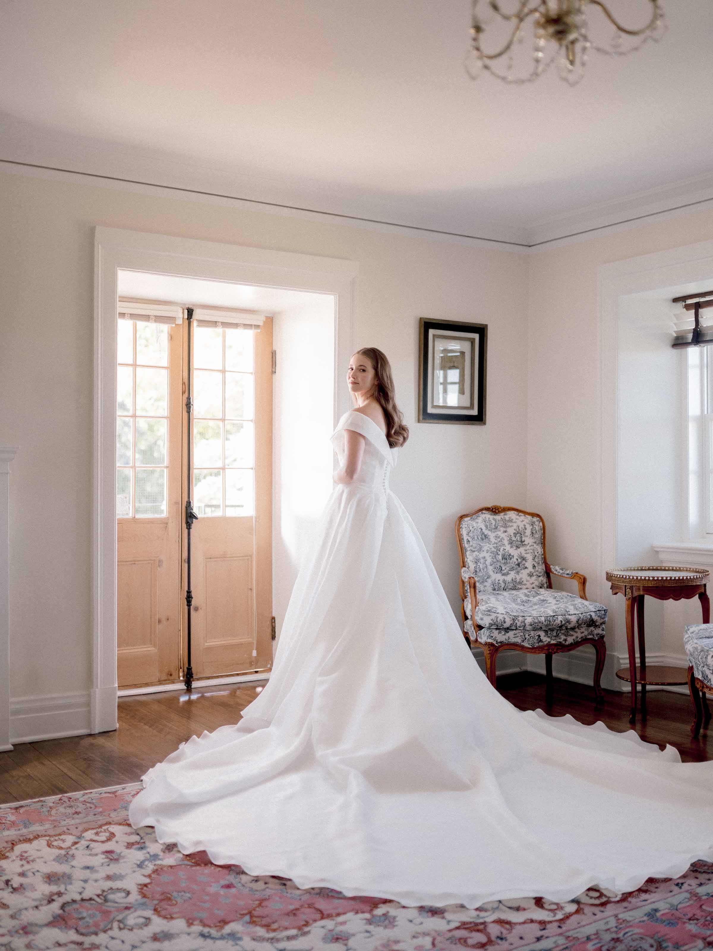 Manoir Davis Wedding - A bridal portrait