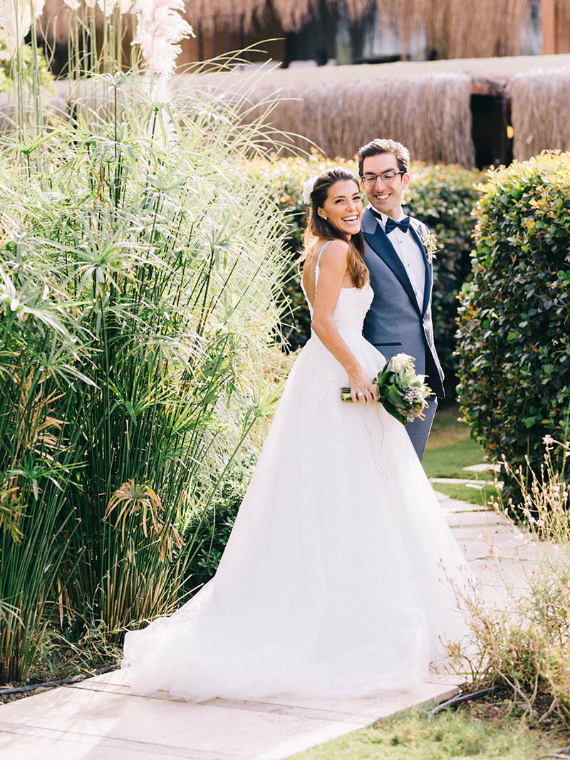 Leyla and Tolga on their wedding weekend on the Aegean coast in Bodrum, Türkiye