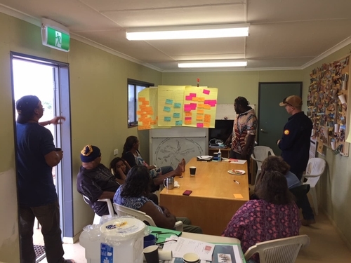 People speaking at PBC planning meeting