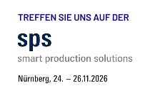 Treffen Sie uns auf der SPS 2026. Nürnberg, 24. – 26.11.2026