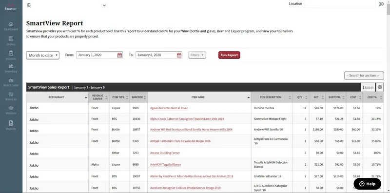 binwise smartview report