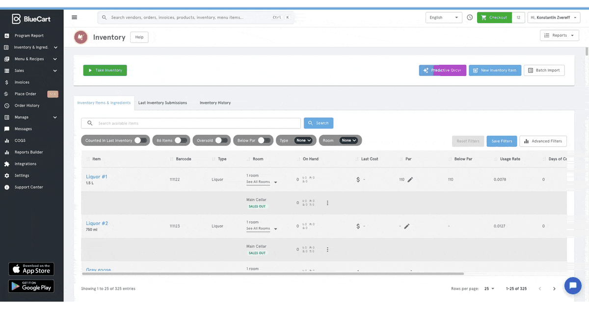 binwise bar inventory management gif