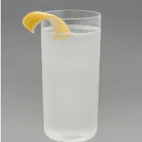 gin fizz with a lemon twist