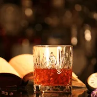 sazerac cocktail in an old fashioned glass
