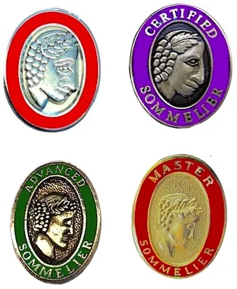 sommelier certification pins