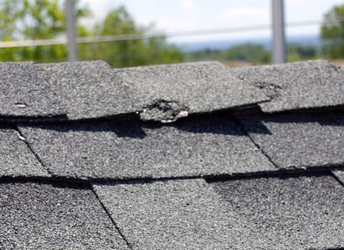 Storm damage roof repair by Roof Squad