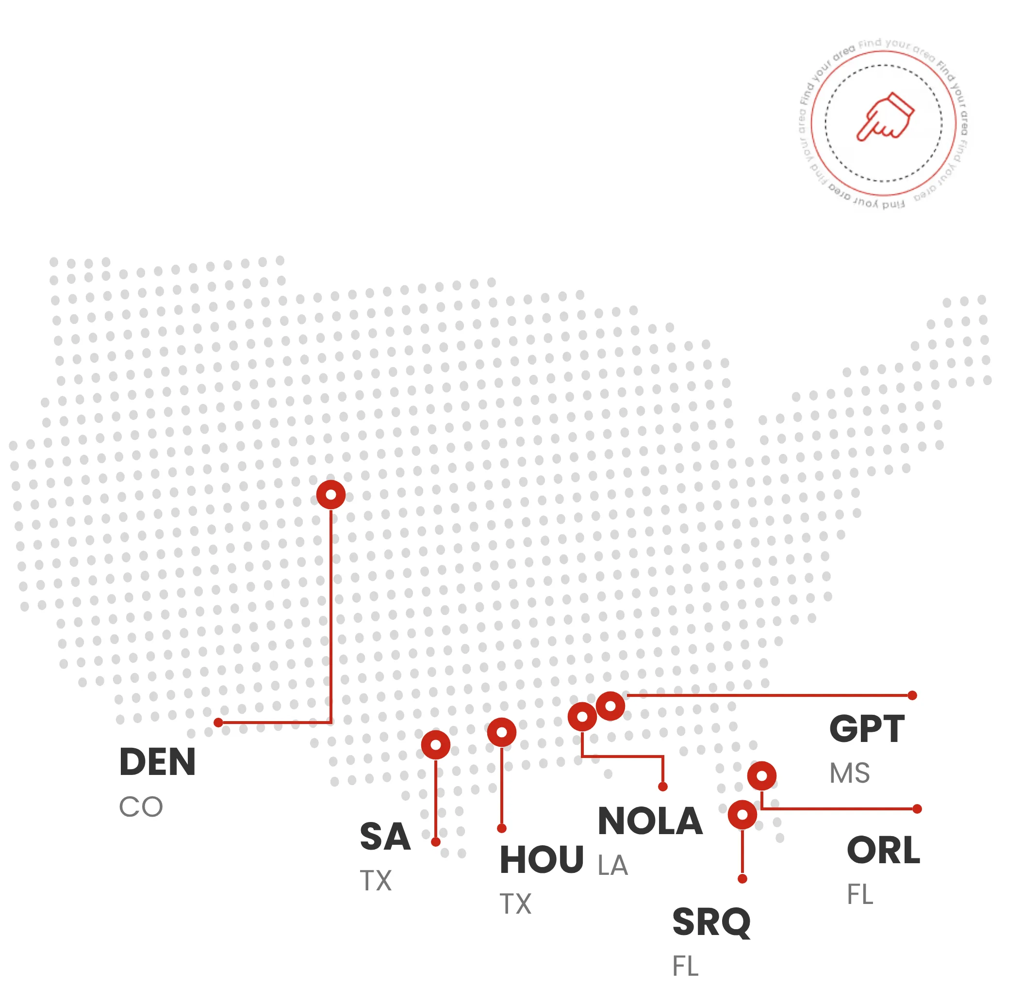 areas map