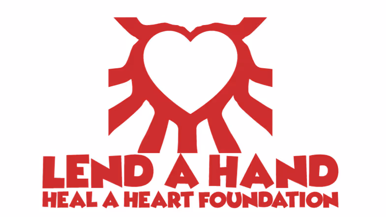 Lend A Hand, Heal A Heart Foundation logo
