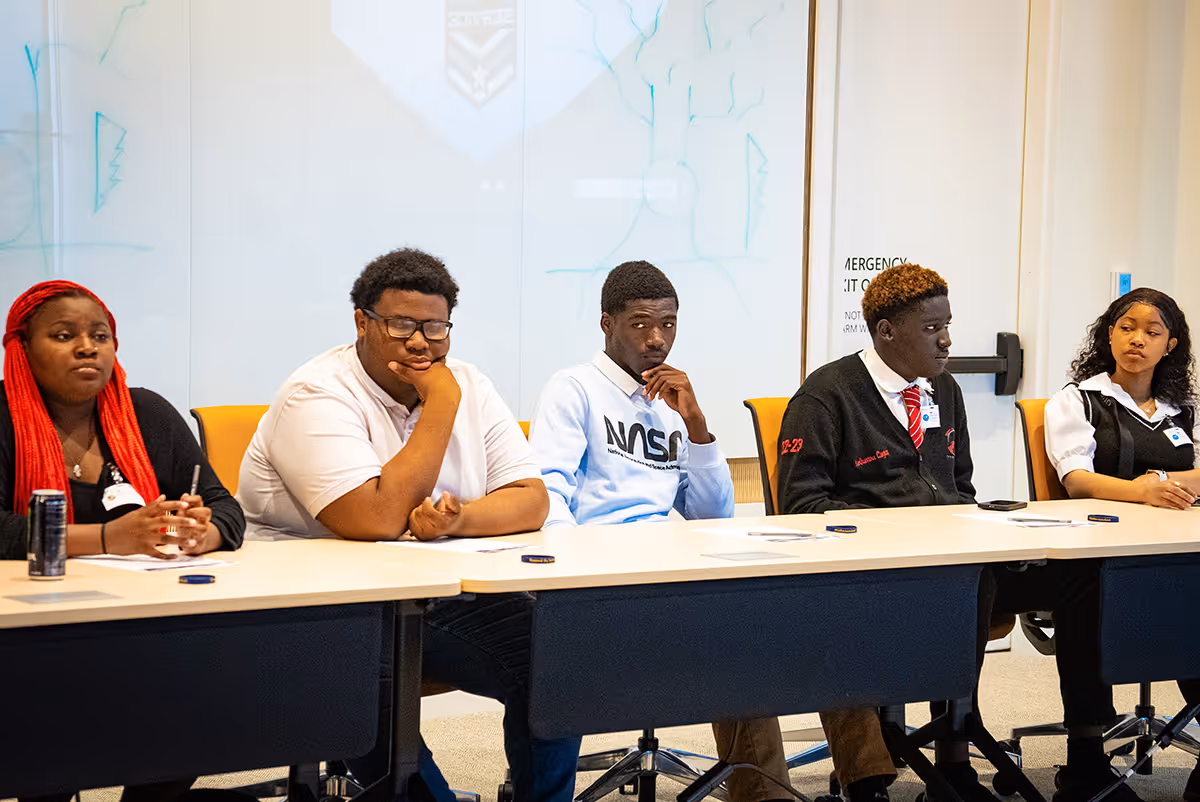 Photo of Westside Ambassadors at Microsoft visit