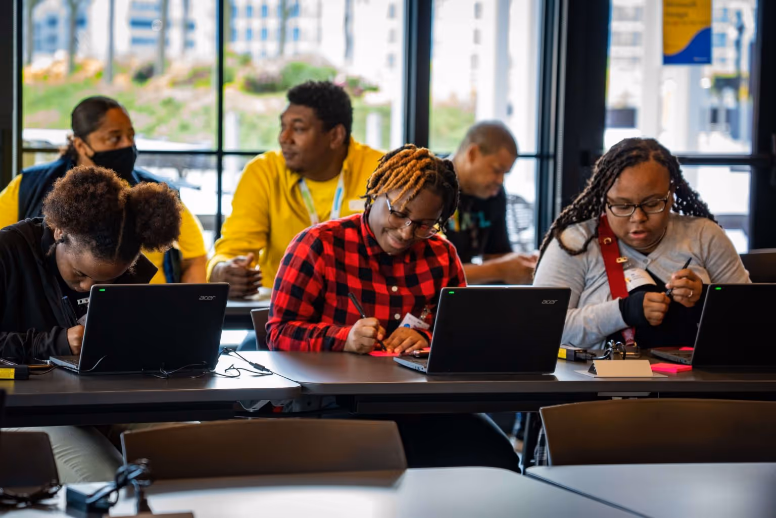 Photo of Westside Ambassadors at Microsoft visit