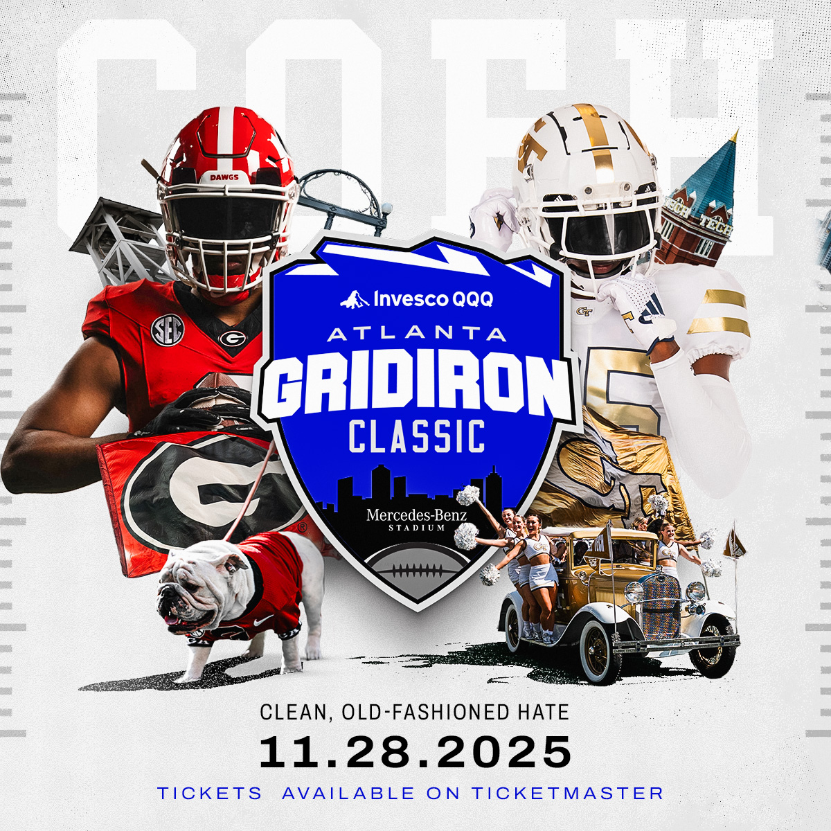 Invesco QQQ Atlanta Gridiron Classic: University of Georgia vs Georgia Tech