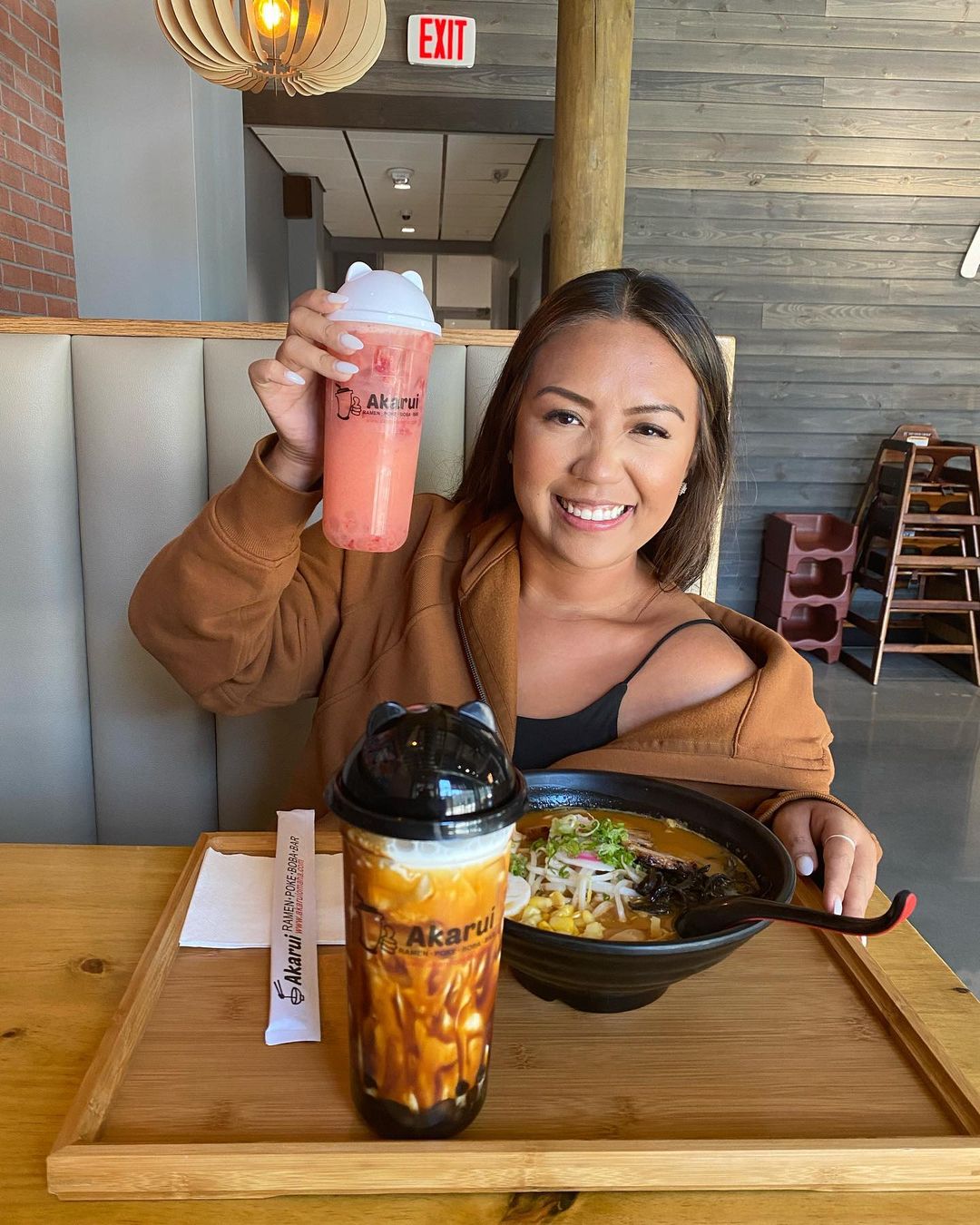 Akarui is Steps away from trendy, foodie obsessed #OldMarketOmaha. download        We offer authentic Japanese ramen, mouthwatering. appetizers such as gyoza (pan-fried dumplings), firecracker shrimp, karaage chicken, make your style of poke, palate invoking boba tea & a unique selection Of beers & wines.          o-4           You are going to fall in love instantly with our 4500 ft.² Our unique & futuristic space will have you taking selfies & food shots the  whole time you are in our gorgeous space! The Designer of our space was so intentional with the aesthetics that you will forget you’re in Omaha, Nebraska, till you Walk outside the door! We cant wait to see you, Akarui Omaha Staff!