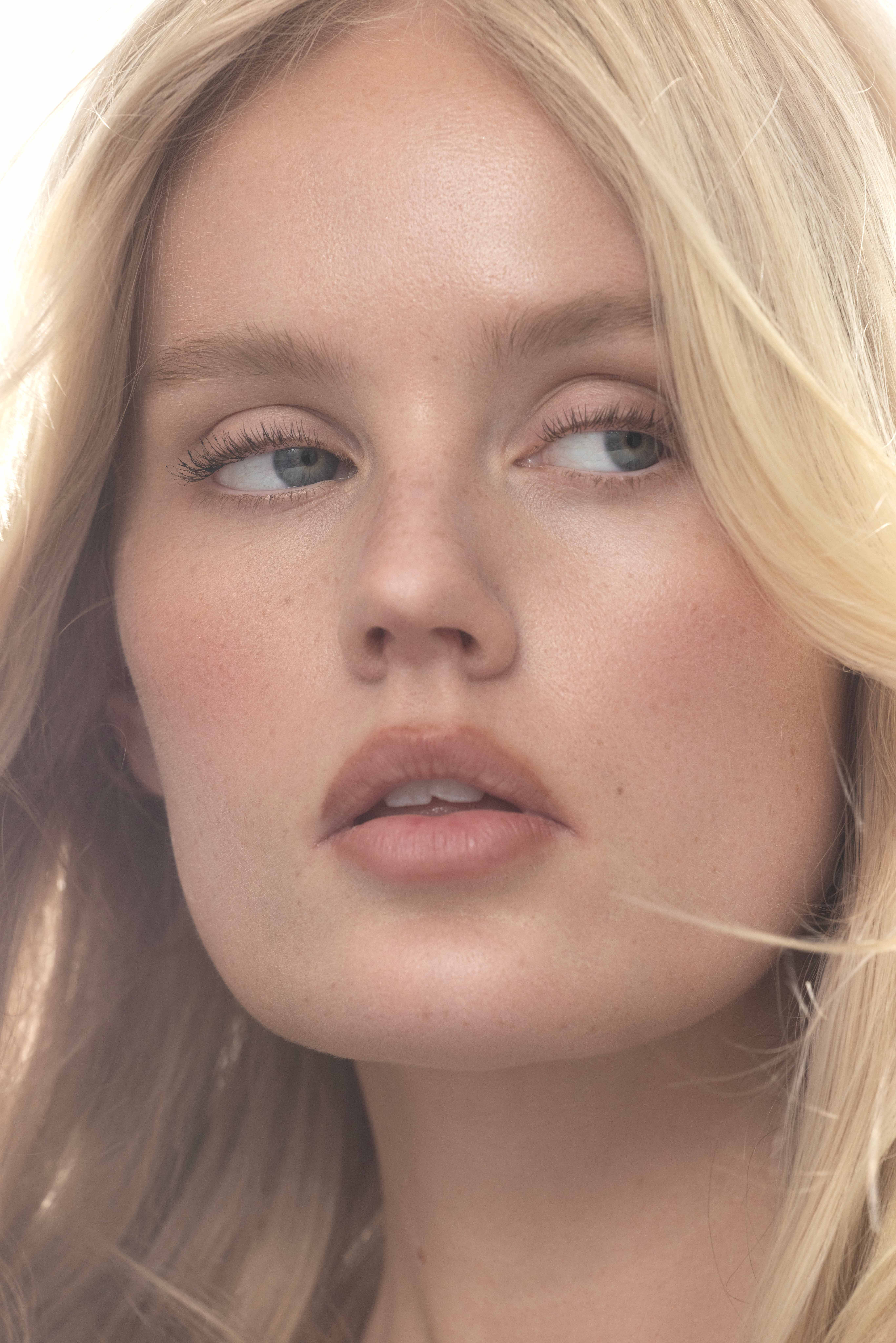 Beauty portrait created in studio by Kendra Storm Rae