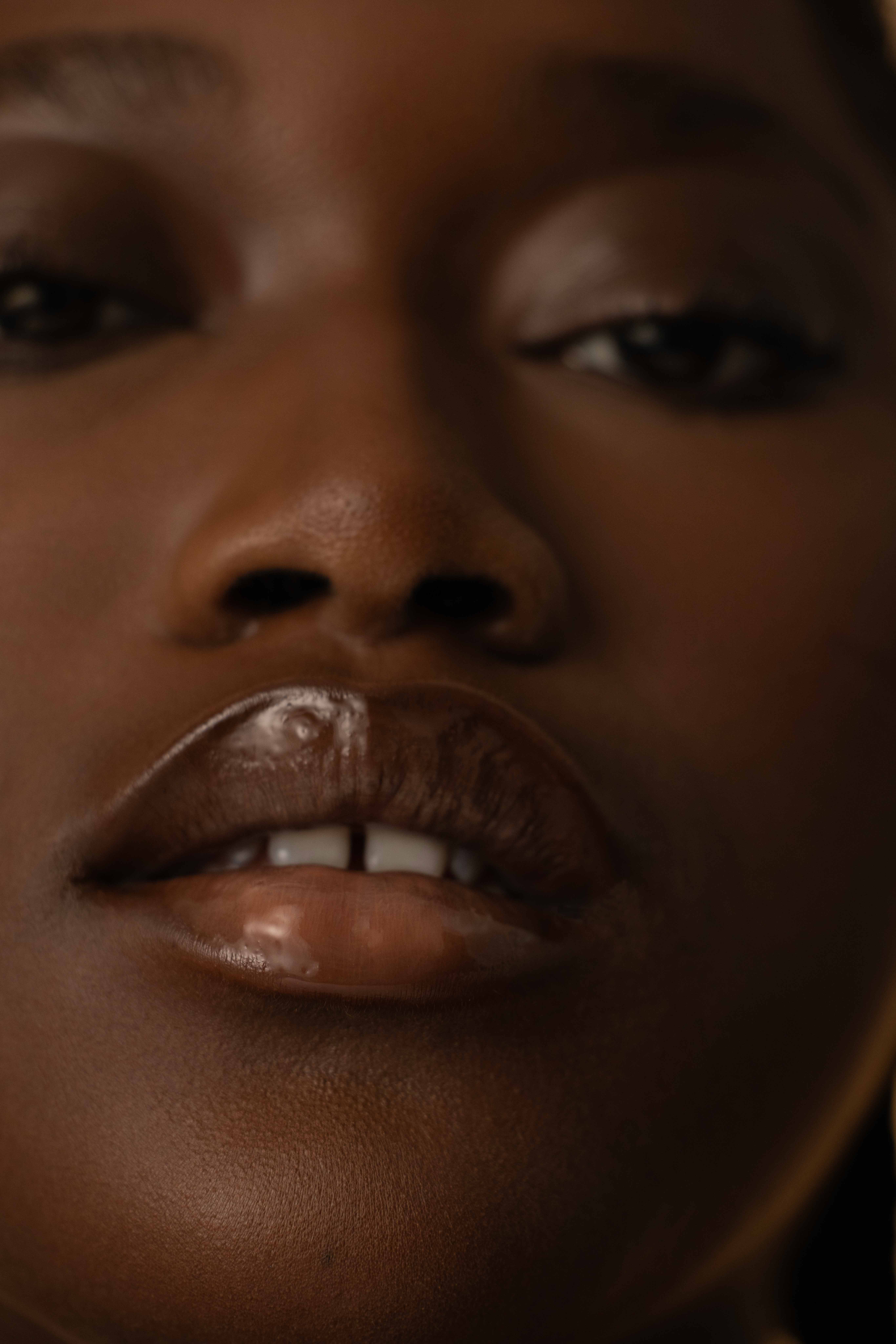 Beauty campaign portrait photographed by Kendra Storm Rae