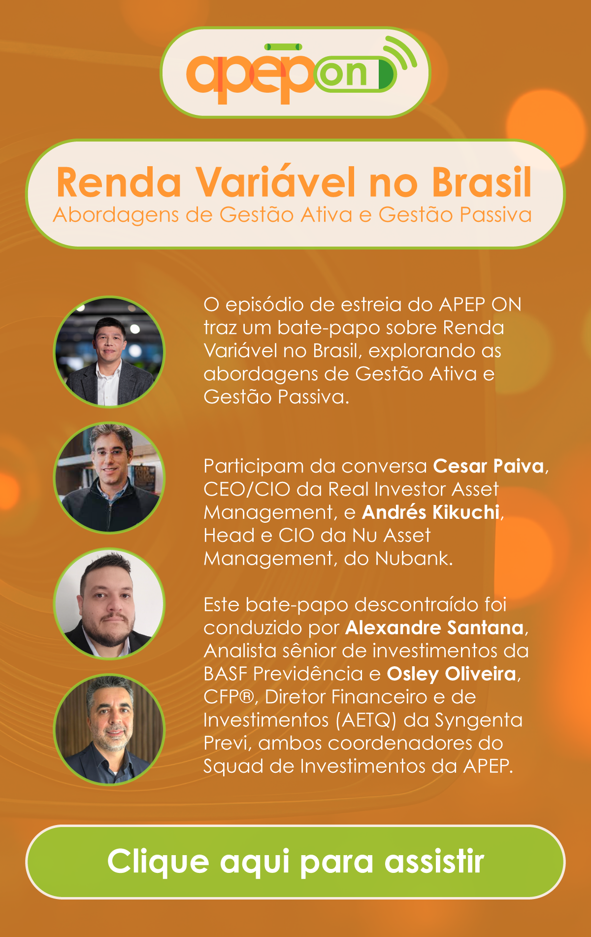 Montagem fotográfica com informações sobre o evento e logos dos organizadores e patrocinadores.