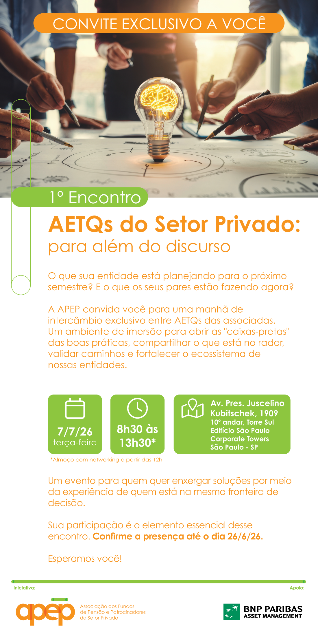 Montagem fotográfica com mensagem de agradecimento de participação