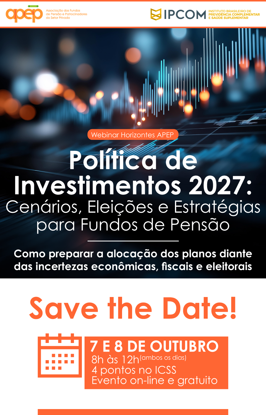 Montagem fotográfica com informações sobre o evento e logos dos patrocinadores e apoiadores.