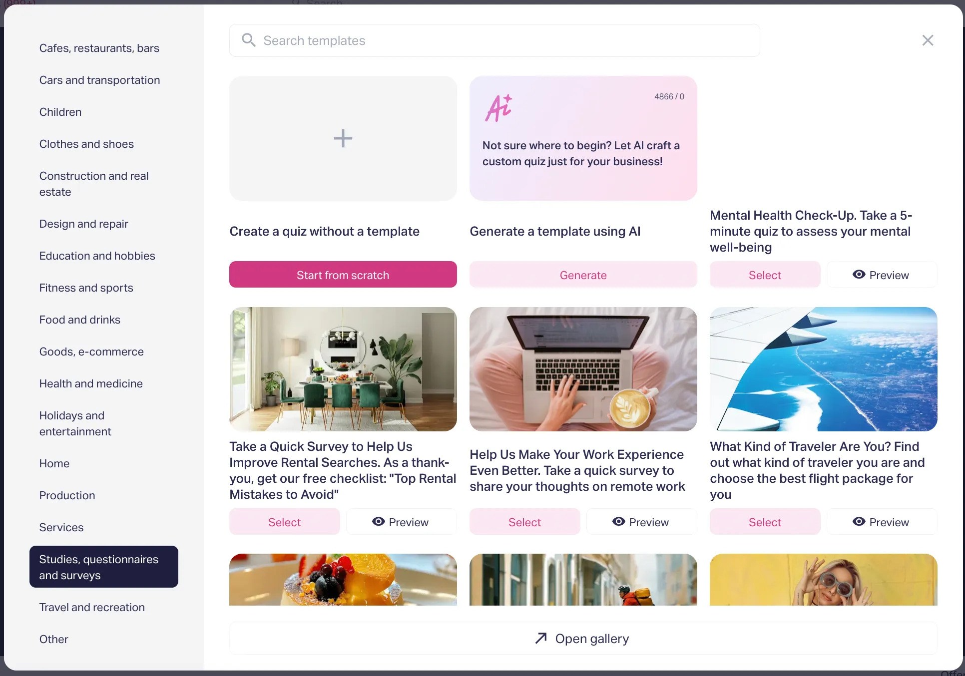Marquiz templates