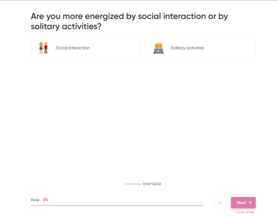 Energized question