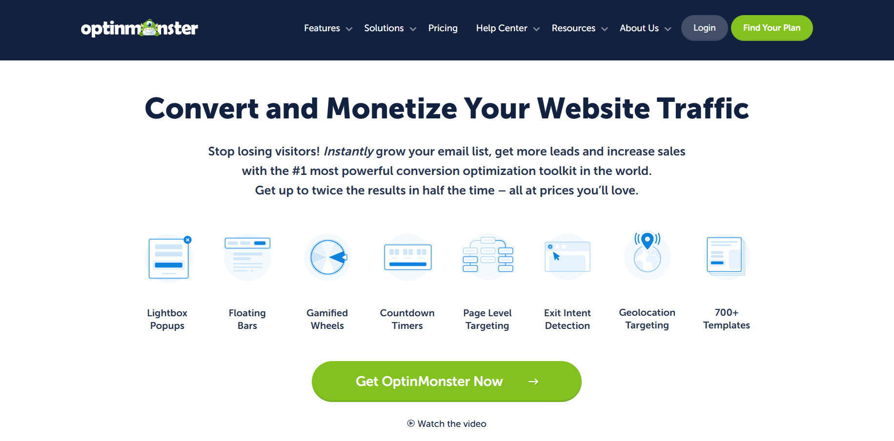 OptinMonster ain page