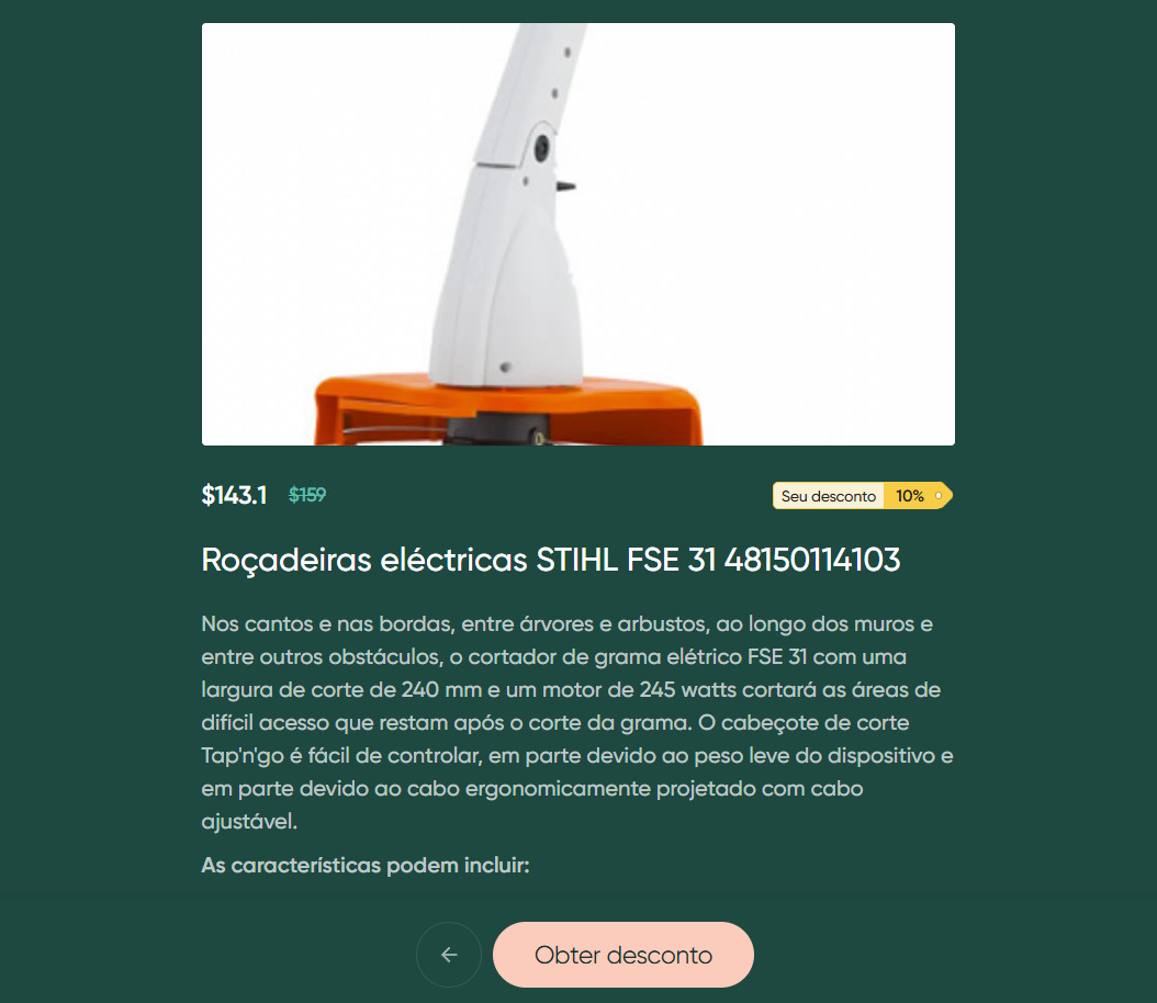 Example of custom button