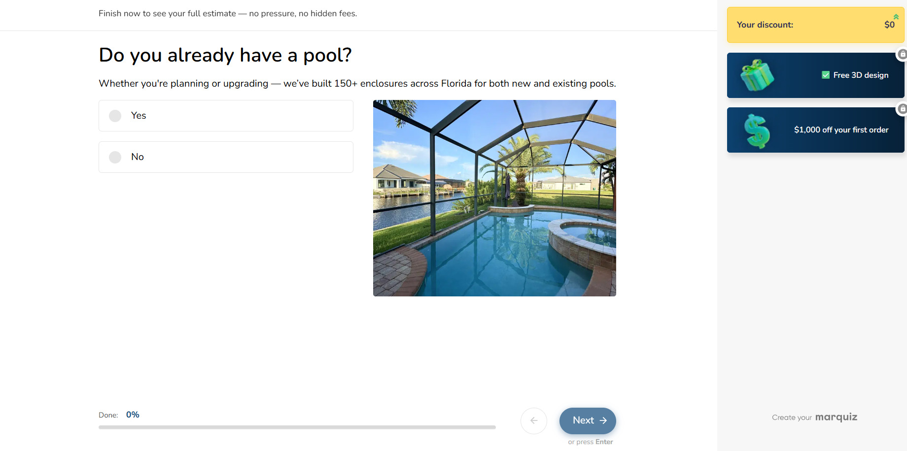 First question