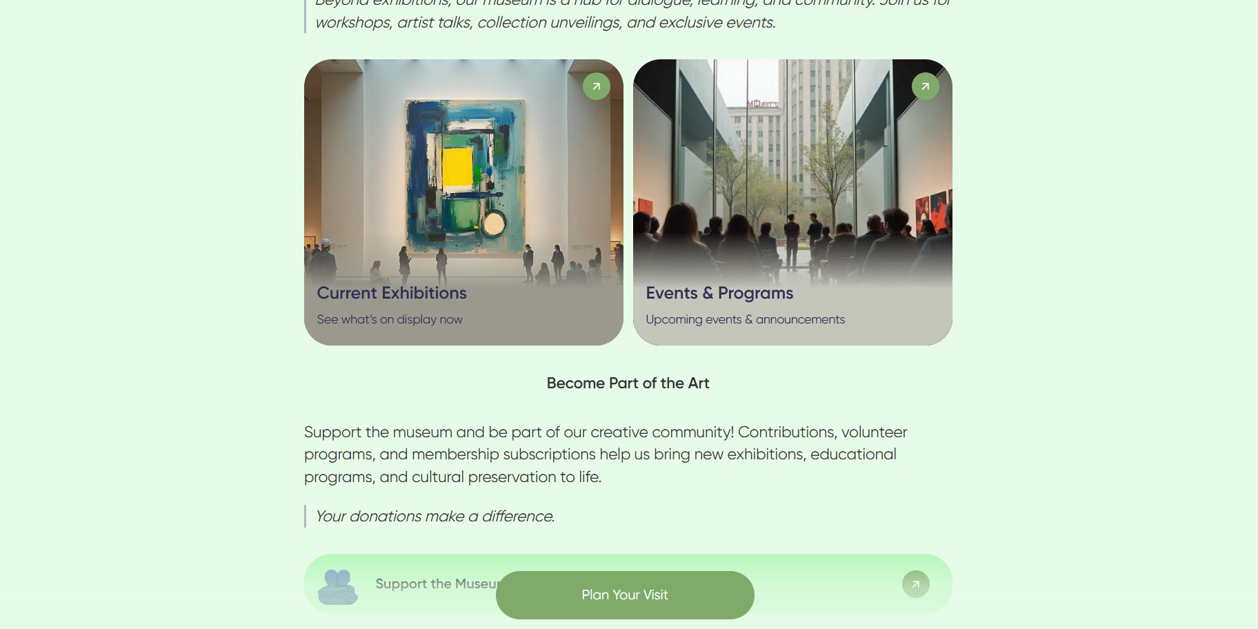 Art museum quiz