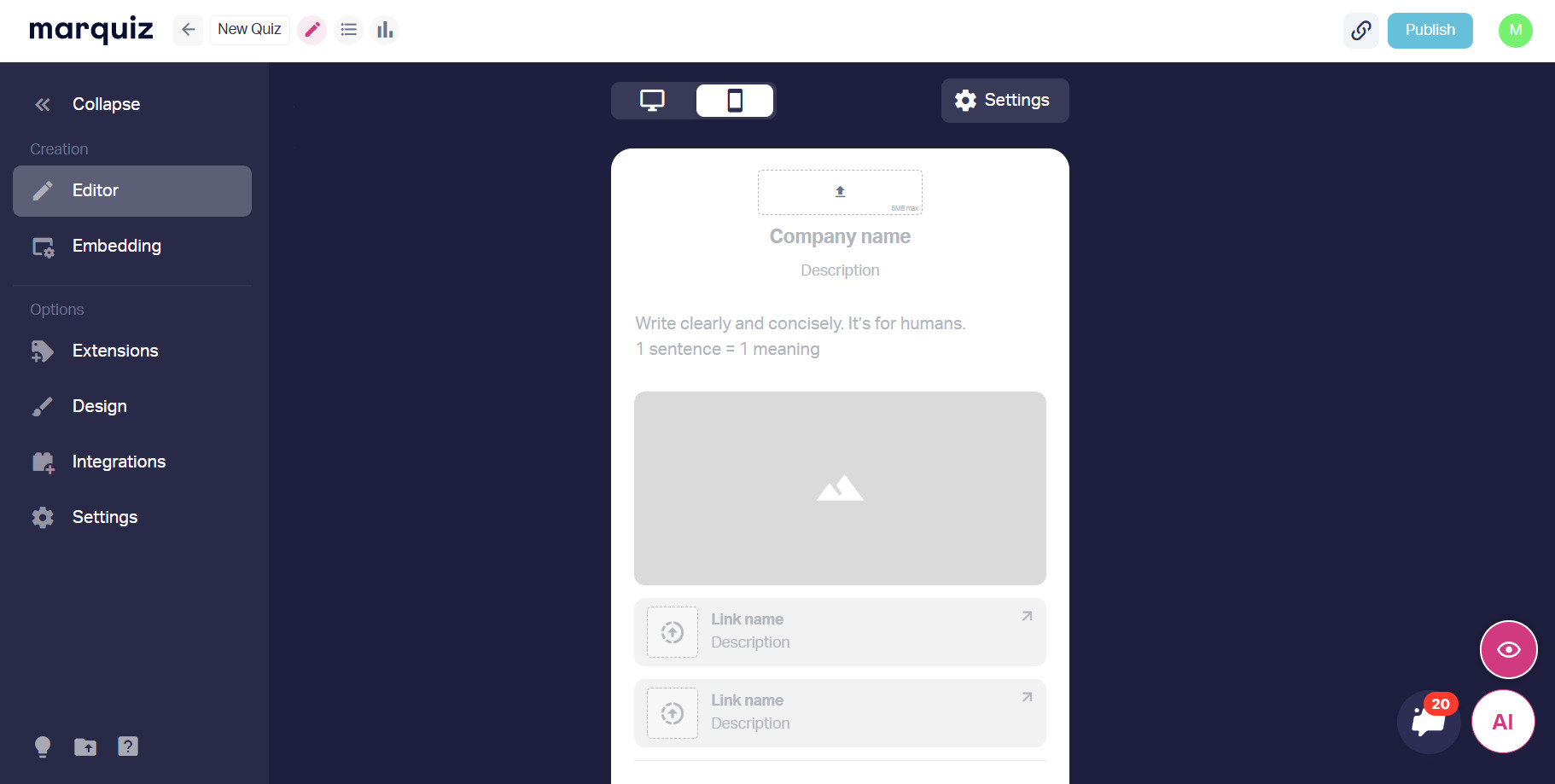 Marquiz Pages