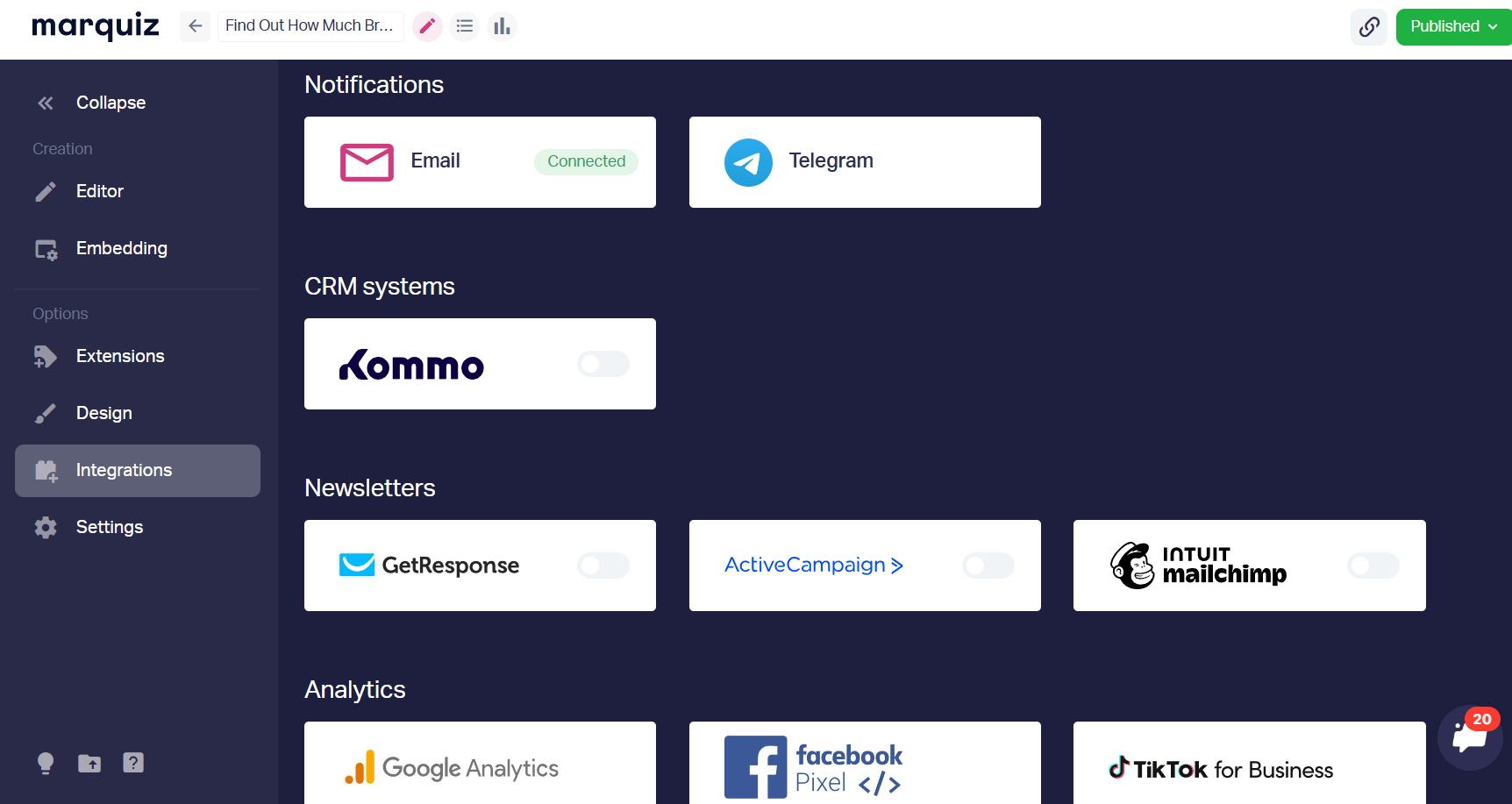 Integrations