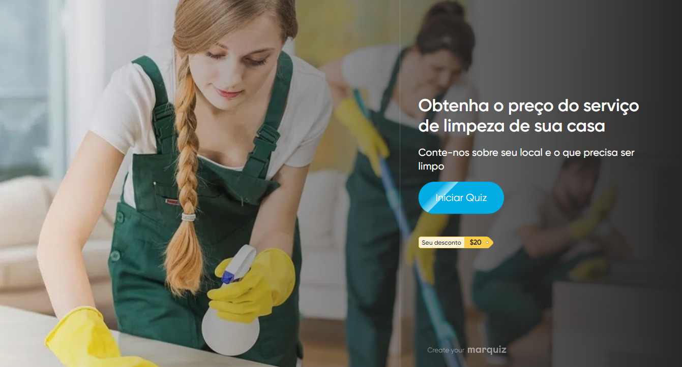 Quiz para Empresa de Limpeza