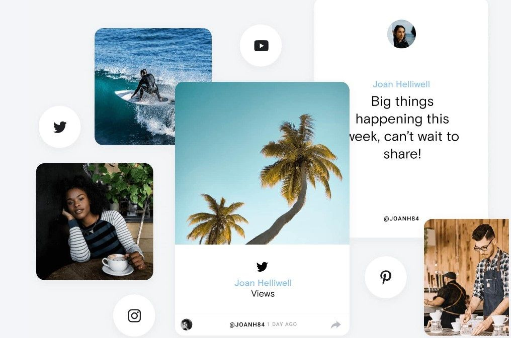 Feed de Redes Sociais