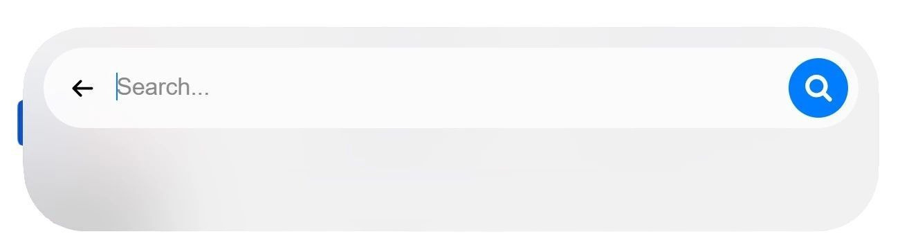 Widget de Barra de Pesquisa